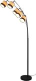 RL LIVE YOUR LIGHT REALITY BOLZANO - Vloerlamp - Zwart mat - 5x E14 - Voetschakelaar