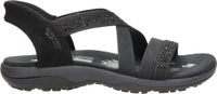 Skechers Hands Free Slip-Ins Reggae Slim dames sandaal - Zwart - Maat 36