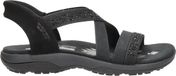 Skechers Hands Free Slip-Ins Reggae Slim dames sandaal - Zwart - Maat 36