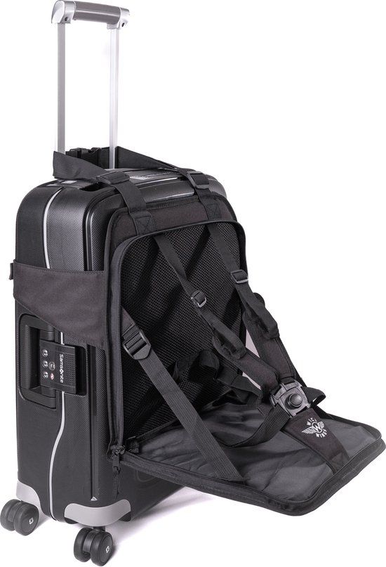 Wick Wings - Wick Sit - Trolley Zitje - Zwart - 9mnd - 4 jaar