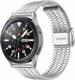 By Qubix Qubix Stalen bandje Zilver Geschikt voor Xiaomi Mi Watch / Xiaomi Watch 2 / Xiaomi Watch S1 / S2 / S3 / S4 (47mm)