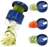 Lumehelbed Handels GmbH Spiraalsnijder, courgette-spaghetti, handmatig gereedschap, BPA-vrij, vaatwasmachinebestendig, 3-in-1 courgette-pastamachine voor courgette, komkommers
