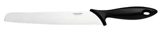 Fiskars Essential Broodmes - 23 cm - Roestvrijstaal - Zwart/Zilver