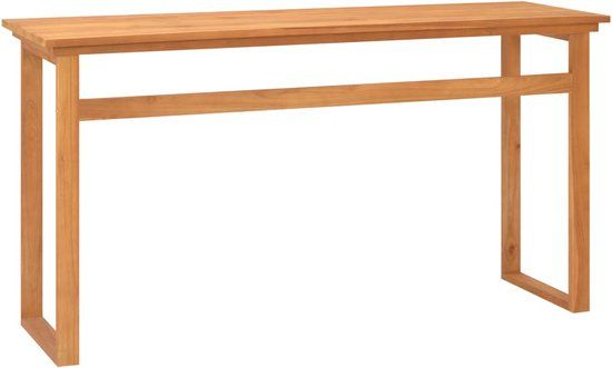 vidaXL Bureau 120x45x75 cm massief teakhout