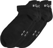 Björn Borg Performance Sokken 2-Pack Zwart - Maat 43-46 - Heren - Enkelsokken