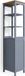 Vicco meuble de salle de bain Bianco Gris 40 x 160 cm, Modèle 33576