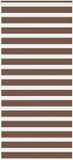 vidaXL Zebra rolgordijn 100x200 cm stofbreedte 95,9 cm polyester bruin