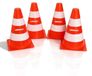 Pylons - Set of 4 - Multicoloured - Made in Germany