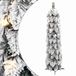 vidaXL Arbre de Noël artificiel avec éclairage et neige 45 LED 90 cm
