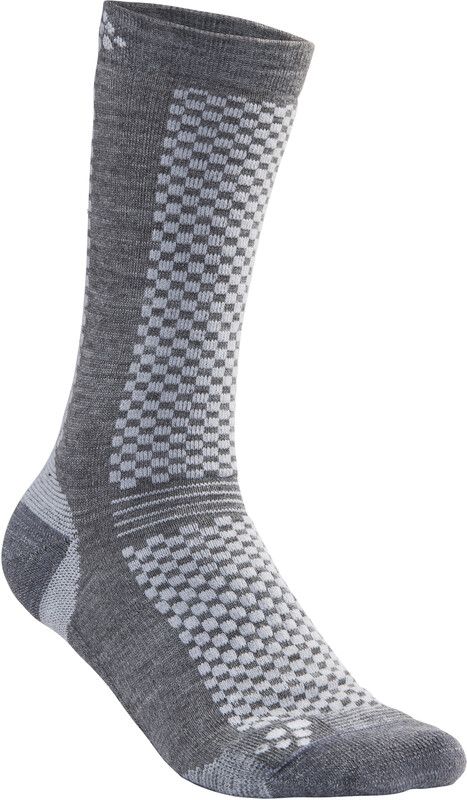 Craft Warm Sokken 2 Paar - Grijs