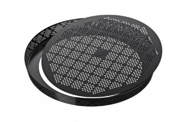 Kaiser 23.0065.1576 Pizzapan - 28 cm - Zwart