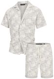 INDICODE JEANS Huispak 'Sofus' crème / zwart