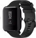 Strap-it Bracelet de montre connectée en silicone - Convient pour Xiaomi Huami Amazfit Bip - Noir