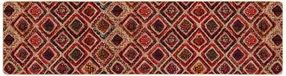 vidaXL - Tapijt - Runner - MARSA - Meerkleurig - 80 x 350 cm - Polyester en PVC