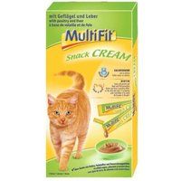 MultiFit Snack Cream Gevogelte, lever en biotine 77x15 g