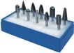NORDWEST Handel AG Jeu de fraises Arbre D.6mm 10 pièces HM Fraise à surfacer Cassette TECWERK