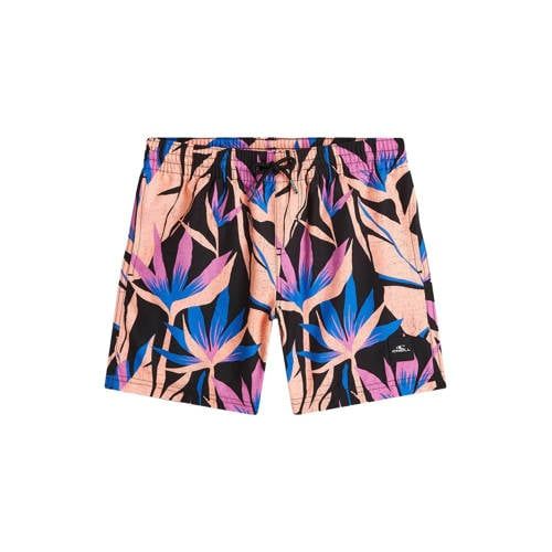 O'Neill zwemshort zwart/roze/blauw