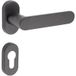 Fimet Garniture de rosace PZ Fimet SHAPE 1320-277 sur rosaces étroites, noir mat