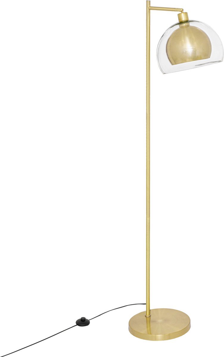 Atmosphera Vloerlamp Rivi - Metaal - Goud - H157 cm