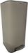 5Five Prullenbak/pedaalemmer Delta - beige - rvs metaal - 30 liter