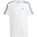 Adidas Boyfriend 3 Stripes T-shirt Wit 11-12 Years Meisje