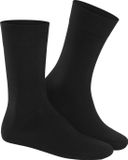 Hudson Relax Cotton Heren Sokken - Zwart - Maat 45-46