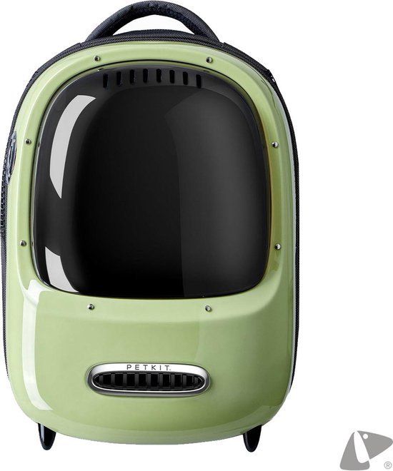 PETKIT Hondenrugzak - Katten Reistas Capsule - Groen - 33 x 30 x 46 cm