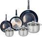Fackelmann Set van 3 Koekenpannen 20, 24 en 32 cm en 3 kookpotten 14, 16 en 20 cm Elo Prima Brillant