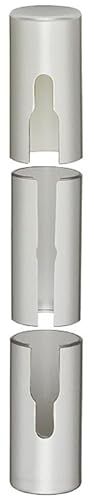 cyclingcolors 2 x afdekkap scharnier raam deur bussen kunststof buisafdekking 20 mm wit lengte 118 mm kunststof