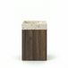 Saniclass Chaci Toiletmeubelset - 40x65cm - 1 deur - 1 kraangat - rechts - fontein terrazzo - noten