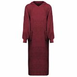 vidaXL - Sweat à capuche couverture KINN - Bordeaux - XXL