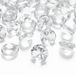 Merkloos Transparante Diamantjes/Steentjes - 10x - 20 mm/2 cm - Kunststof