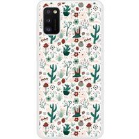 Samsung Bedrukt siliconen hoesje compatibel met Galaxy A41 Cactus