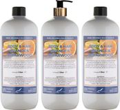 Claudius Cosmetics B.V. Body & Hair Sweet Orange & Cedarwood 1 liter met gouden pomp - set van 3 stuks