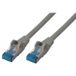 S/CONN maximale connectiviteit Cat6a, 0,5m Netzwerkkabel Grau