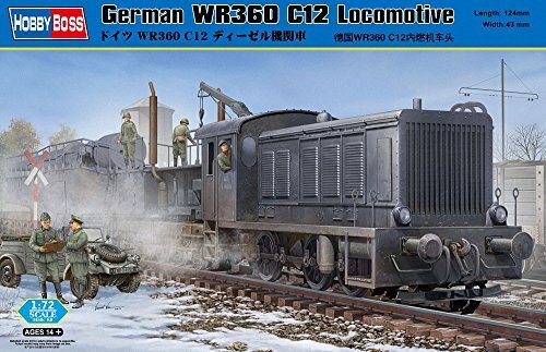 Hobbyboss 1:72 Schaal "Duitse WR360 C12 Locomotief" Montagekit