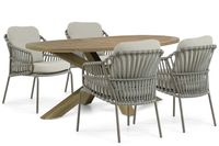 4 Seasons Outdoor Capalbio/Boston 200 cm dining tuinset 5-delig