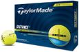 TaylorMade Distance+ Golfballen 2025 - Geel - 12 Stuks
