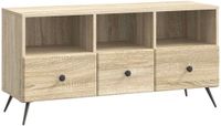vidaXL TV-kast met lade Sonoma Eiken 102 x 34,5 x 50 cm Bewerkt hout