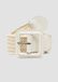 s.Oliver - Femme - Ceinture élégante avec bande textile et boucle - Beige clair