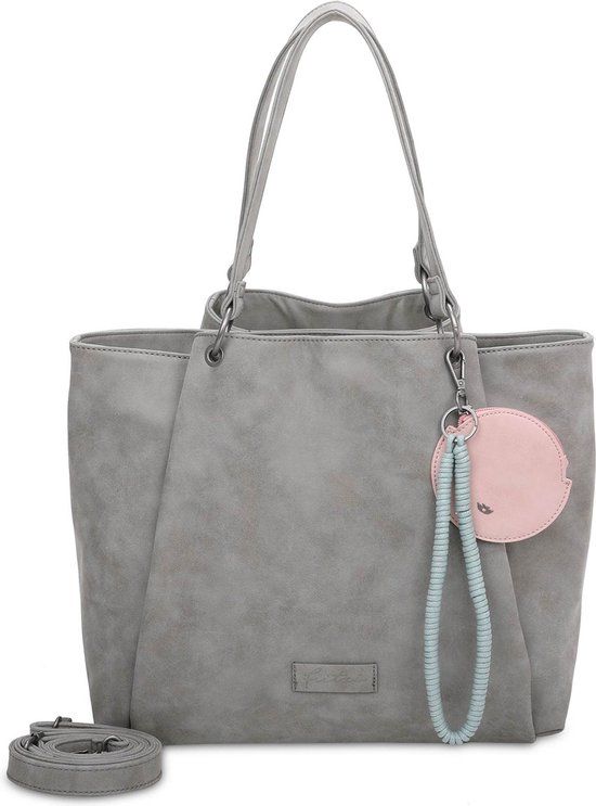 Fritzi aus Preußen Fritzi42N Vintage Shopper Tas - Steenkleurig - 45 cm