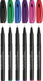 Schneider Fineliner 967 - Assorti, Etui à 6 pièces