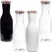 Mikken 4 x Glazen Fles 1,0 Liter Karaf Incl. Etiketten