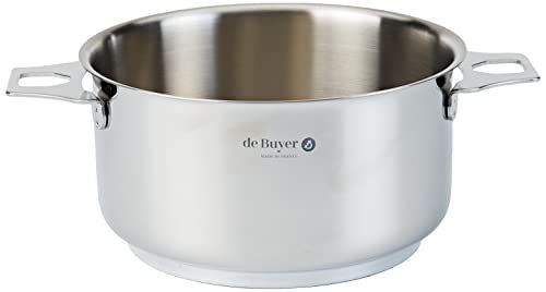 de Buyer braadpan - roestvrij staal - zilver - 16 cm