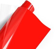 POLI-FLEX® TURBO® Transferfolie voor textiel, flexfolie om op te strijken, plotterfolie voor doe-het-zelf shirts, neon rood mat, 30,5 cm x 122 cm