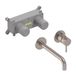 MAY Inbouw Wastafelmengkraan Stilo Eenhendel Incl. Inbouwbox Geborsteld Nickel PVD