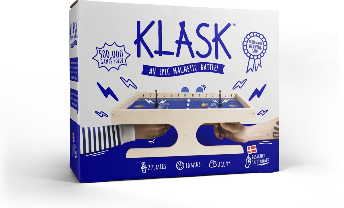 KLASK 2 Spelers - Magnetisch spel Bekroond spel voor 2 spelers