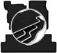 DURBAN-BLACK CARLUX-SILVER automatten voor: Honda Concerto liftback (1988-1994)