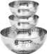 Secret de Gourmet bols de service - Set 5x - Inox - D29/D13 cm