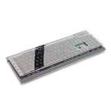 Decksaver Hoes voor Corsair K95 (RGB) Platinum toetsenbord-serie, rokerig/transparant, gemaakt in het Verenigd Koninkrijk